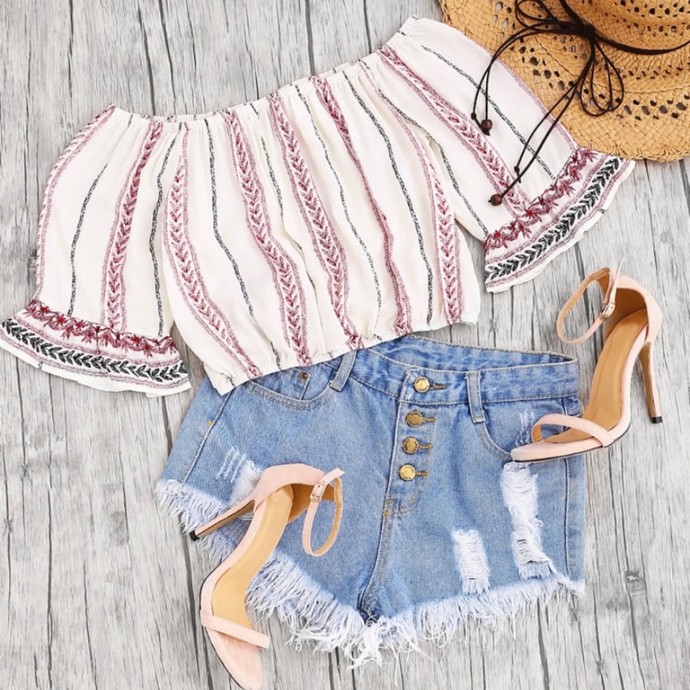Off the Shoulder Shirt